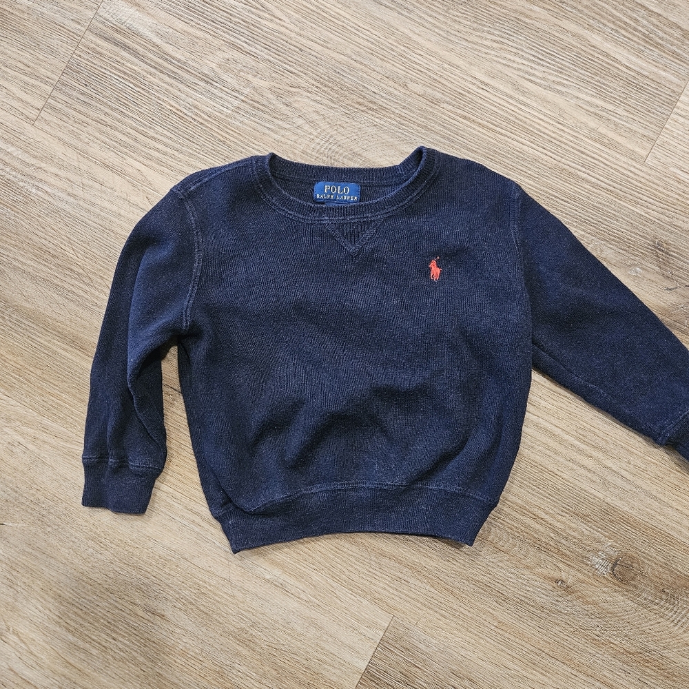 Polo Ralph Lauren Navy Blue Toddler Sweater Size 2t